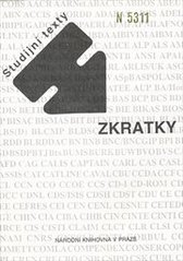 kniha Zkratky informatika a knihovnictví, Národní knihovna 1994