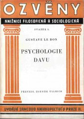 kniha Psychologie davu, Samcovo knihkupectví 1946