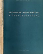 kniha Plánované hospodářství v Československu, Orbis 1949