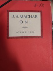 kniha Oni 1911-1916, Aventinum, Ot. Štorch-Marien 1929