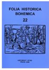 kniha Folia historica bohemica., Historický ústav Akademie věd ČR 2006