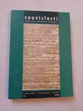 kniha Souvislosti 03/2004 Takácsová Sontagová Písmo, Sdružení pro podporu vydávání časopisů 2004