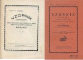 kniha Vzorník [standard] pro oceňování ušlechtilých králíků, Stan. Komzák 1928