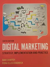 kniha Digital marketing Strategy, implementation and practice, Pearson 2016