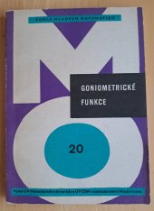 kniha Goniometrické funkce, Mladá fronta 1968