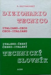 kniha Italsko-český a česko-italský technický slovník = Dizionario tecnico italiano-ceco e ceco-italiano, AGEM 1994
