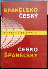 kniha Španělsko Český Česko Španělský  kapesní slovník, SPN Praha 1972