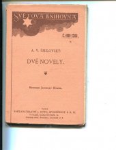 kniha Dvě novely, J. Otto 1915