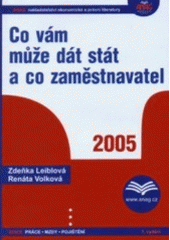 kniha Co vám může dát stát a co zaměstnavatel, Anag 2005