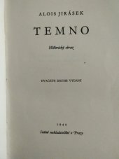 kniha Temno Historický obraz, Státní nakladatelství 1948