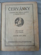 kniha Červánky  Časopis pro šíření osvěty a hájení pravdy , Rovnost 1913