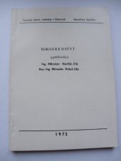 kniha Koksárenství (příklady), Vysoká škola báňská 1975