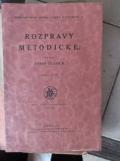 kniha Rozpravy metodické Kniha 1, Dědictví Komenského 1929