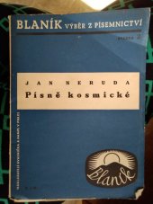 kniha Písně kosmické, Kvasnička a Hampl 1939