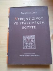 kniha Veřejný život ve starověkém Egyptě 1 [část], - Výklad, Československá akademie věd 1955