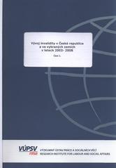 kniha Vývoj invalidity v České republice a ve vybraných zemích v letech 2003-2008, VÚPSV 2010