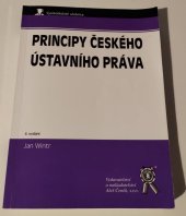 kniha Principy českého ústavního práva, Aleš Čeněk s.r.o. 2018