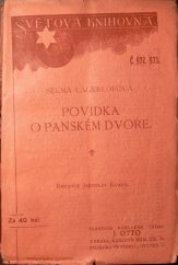 kniha Povídka o panském dvoře, J. Otto 1912