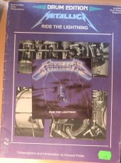 kniha Metallica - Ride The Lightning Drum Edition, Cherry Lane Music 1992