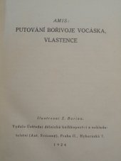 kniha Putování Bořivoje Vocáska vlastence, Ústřední dělnické knihkupectví a nakladatelství 1924