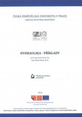 kniha Hydraulika - příklady, Česká zemědělská univerzita 2014