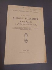 kniha Několik poznámek k otázce o významu ptactva, Nákladem ústavu 1929