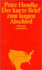 kniha Der kurze Brief zum langen Abschied, Suhrkamp 1977