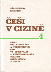 kniha Češi v cizině 4., Etnologický ústav AV ČR 1989