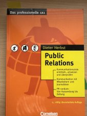 kniha Public Relations, Cornelsen 2001