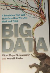 kniha Big Data A Revolution That Will Transform How We Live, Work and Think, John Murray 2013