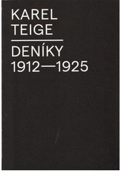 kniha Deníky 1912-1925, Univerzita Karlova, Filozofická fakulta 2022