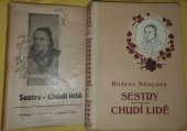 kniha Sestry Chudí lidé ; Rozárka ; Pan učitel ; Baruška ; V zámku a v podzámčí povídky Boženy Němcové, I.L. Kober 1898