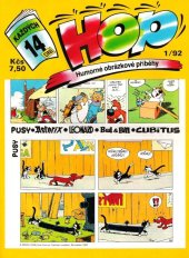 kniha Hop 1/92 Humorné obrázkové příběhy, Čtyřlístek 1992