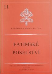 kniha Fatimské poselství, Sekretariát České biskupské konference 2000