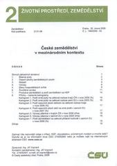 kniha České zemědělství v mezinárodním kontextu, ČSÚ 2009