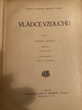 kniha Vládce vzduchu Roman, Jos. R. Vilímek 1927