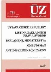 kniha Ústava České republiky Listina základních práv a svobod ; Parlament, ministerstva ; Ombudsman ; Antidiskriminační zákon : podle stavu k 6.4.2010, Sagit 2010