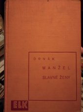 kniha Manžel slavné ženy [román], Evropský literární klub 1938