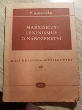 kniha Marxismus-leninismus o náboženství, Orbis 1952