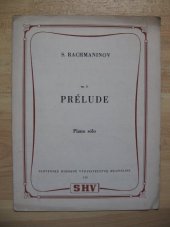 kniha Prélude, Slovenské hudobné vydavateľstvo 1952