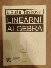 kniha Lineární algebra, Západočeská univerzita v Plzni 2001