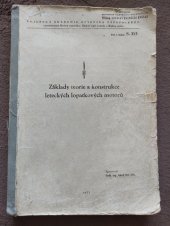 kniha Základy teorie a konstrukce leteckých lopatkových motorů, Vojenská akademie Antonína Zápotockého 1977