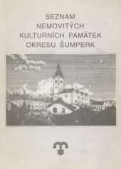 kniha Seznam nemovitých kulturních památek okresu Šumperk, Památkový ústav v Olomouci 1994