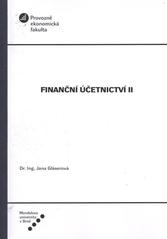 kniha Finanční účetnictví II, Mendelova univerzita  2011