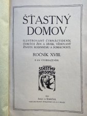 kniha Šťastný domov - čtrnáctideník českých žen a dívek, Šolc a Šimáček 1923