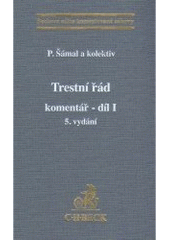 kniha Trestní řád. komentář, C. H. Beck 2005