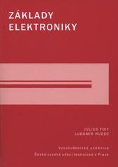 kniha Základy elektroniky, České vysoké učení technické 2009