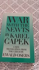 kniha War with the newts, A Garrigue book Catbird press 1990