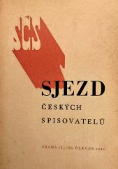 kniha Sjezd českých spisovatelů Praha 15.-20. června 1946, Syndikát českých spisovatelů 1946