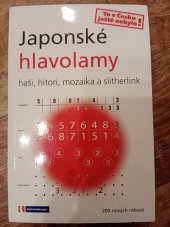 kniha Japonské hlavolamy haši, hitori, mozaika a slitherlink, Jan Kanzelsberger 2006